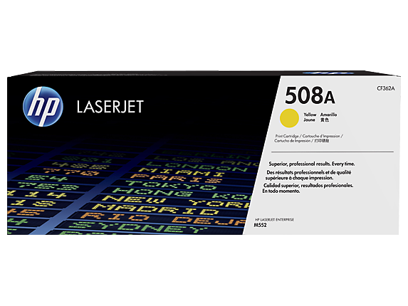 Тонер Картридж HP 508A CF362A желтый для HP Color LaserJet M552/M553 (5000стр.)