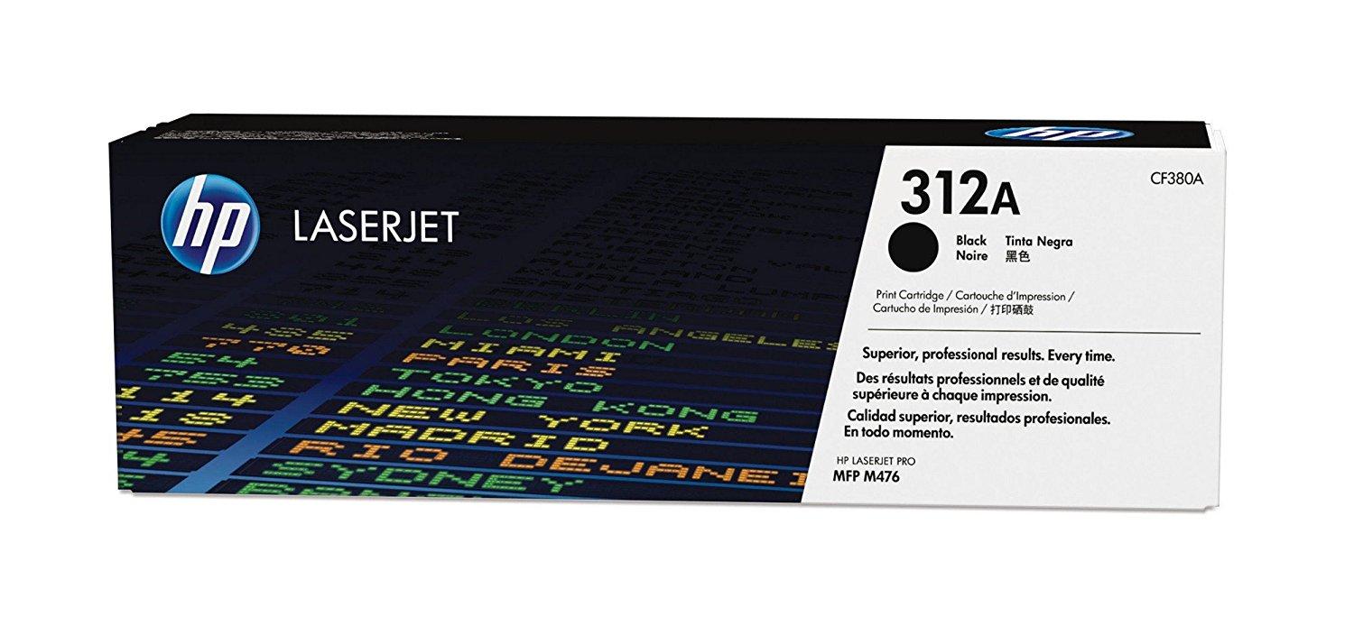 Тонер Картридж HP 312A CF380A черный для HP Color LaserJet Pro M476 (2400стр.)