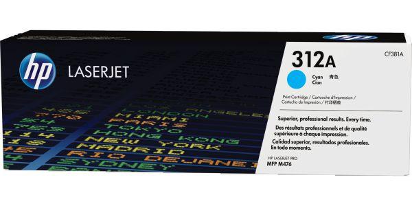 Тонер Картридж HP 312A CF381A голубой для HP Color LaserJet Pro M476 (2400стр.)