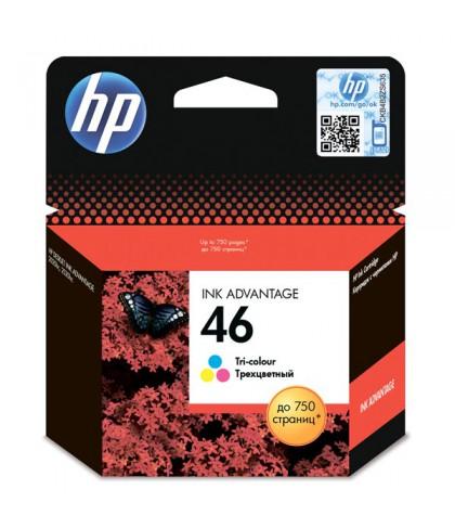 Картридж струйный HP 46 CZ638AE многоцветный для HP DeskJet Adv 2020hc/2520hc