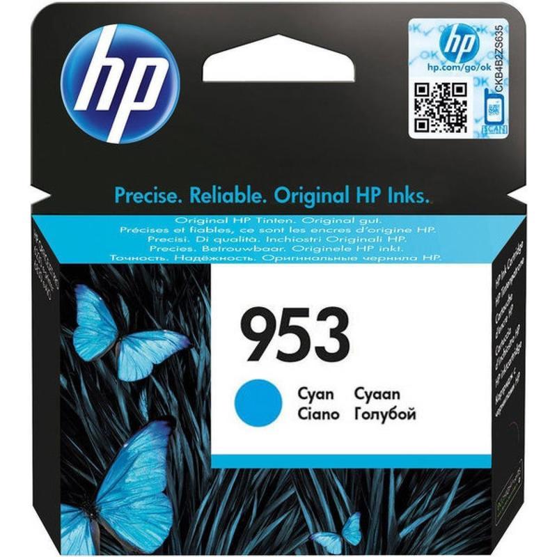 Картридж струйный HP 953 F6U12AE голубой для HP OfficeJet 8710/8720/8730/8210 (700стр.)