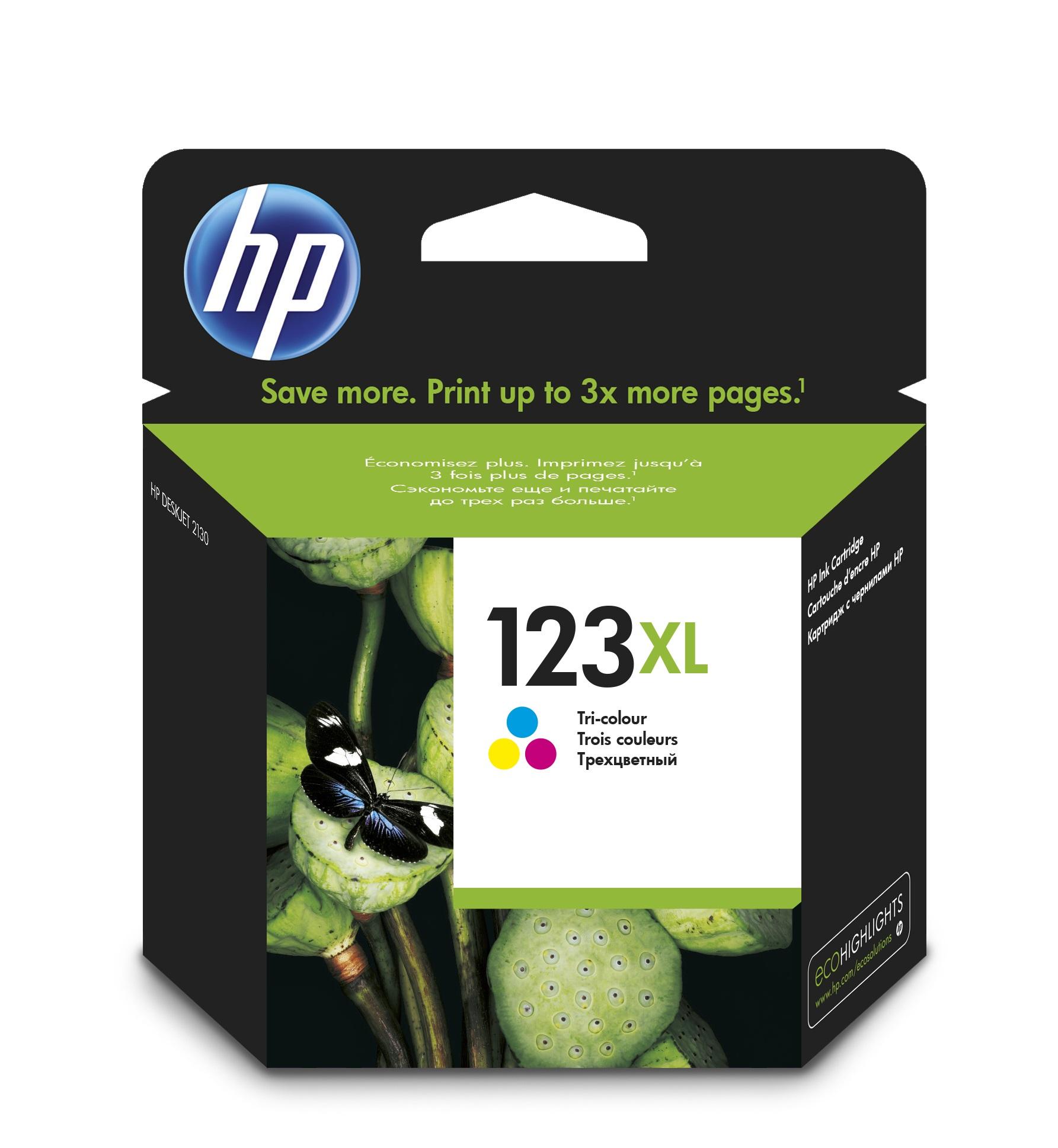 Картридж струйный HP 123XL F6V18AE многоцветный для HP DeskJet 2130 (330стр.)