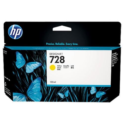 Картридж струйный HP 728 F9J65A желтый для HP DeskJet T730/T830 (130мл)