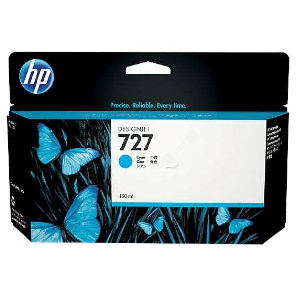 Картридж струйный HP 727 F9J76A голубой для HP DeskJet T1500/T1530/T2500/T2530/T920/T930 (300мл)