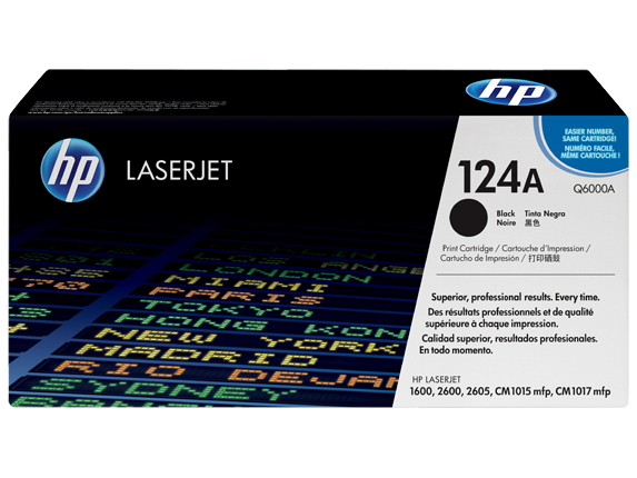 Тонер Картридж HP 124A Q6000A черный для HP 1600/2600n/2605/2605dn/2605dtn/CM1015/1017 (2500стр.)