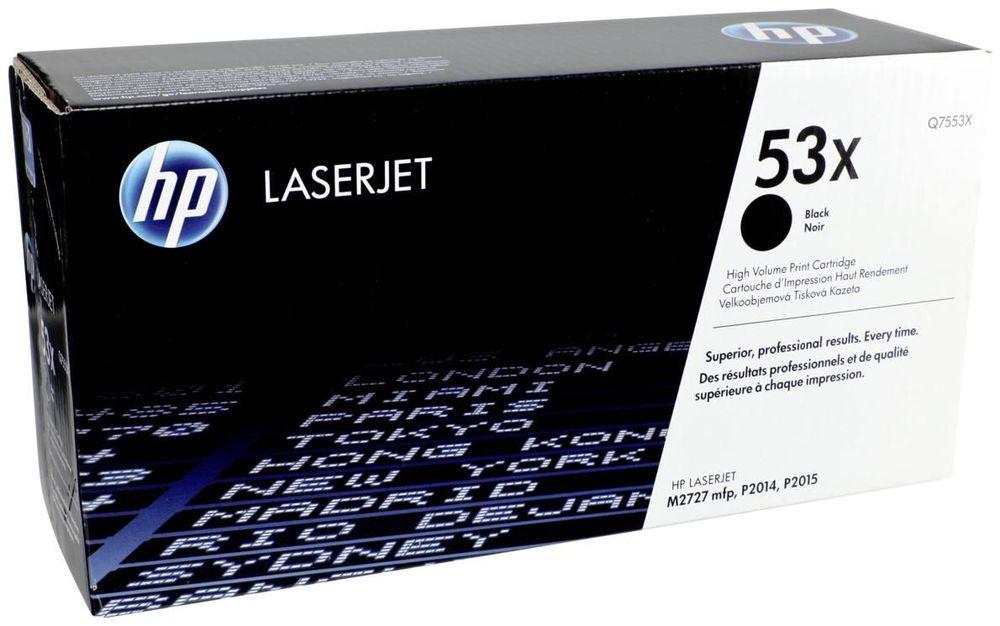 Тонер Картридж HP Q7553X черный для HP LaserJet P2015/P2014/M2727 (7000стр.)