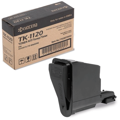Тонер Картридж Kyocera TK-1120 черный для Kyocera FS-1060DN/1025/1125 (3000стр.)