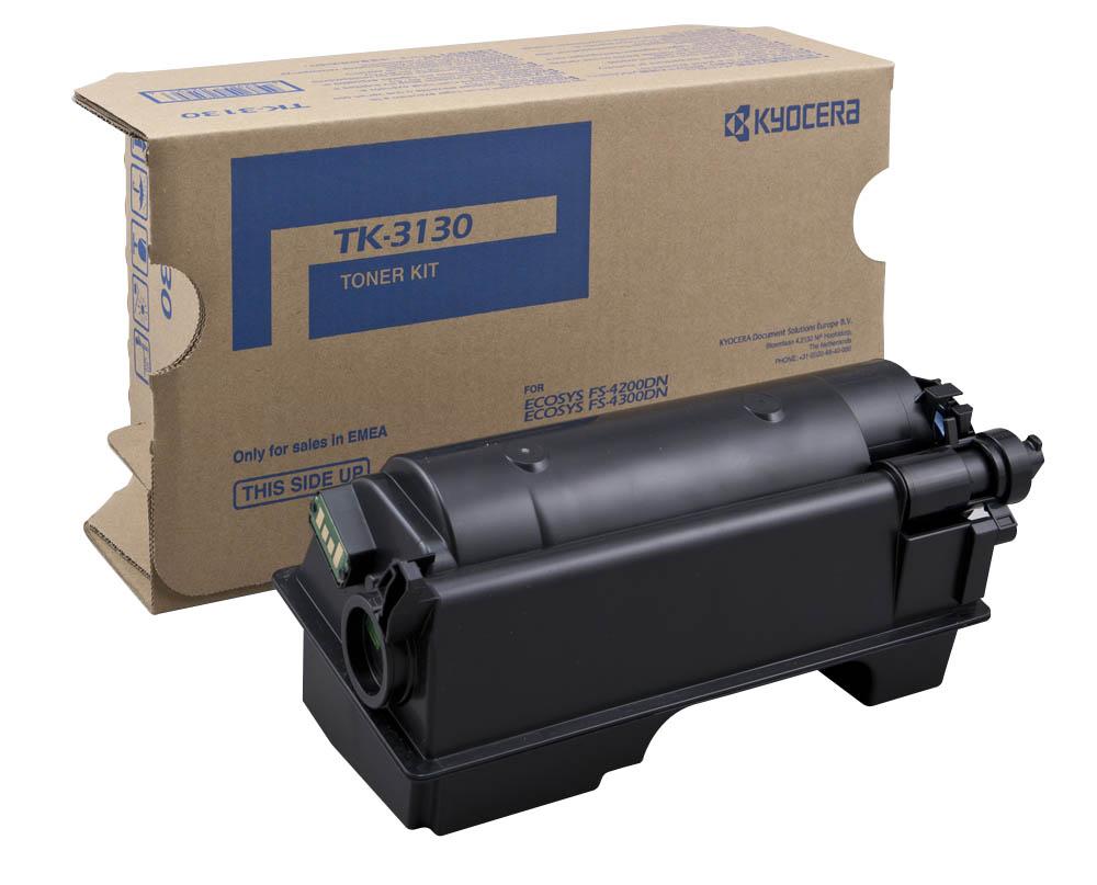 Тонер Картридж Kyocera 1T02LV0NL0 TK-3130 черный для Kyocera FS-4200DN/FS-4300DN (25000стр.)