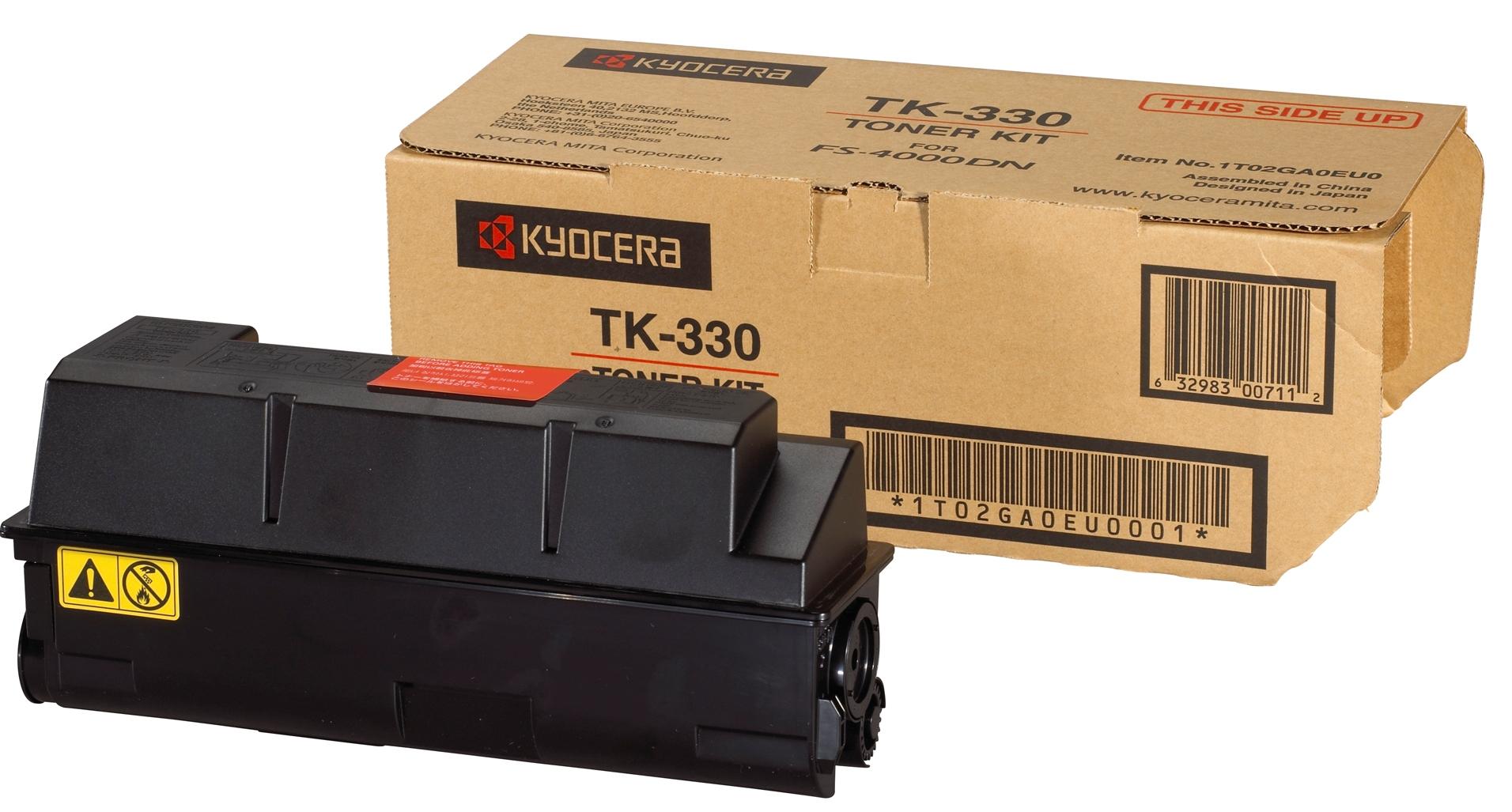 Тонер Картридж Kyocera 1T02GA0EU0 TK-330 черный для Kyocera FS-4000DN (20000стр.)