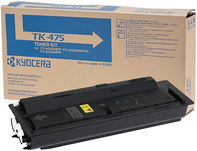Тонер Картридж Kyocera TK-475 черный для Kyocera FS-6025/6025/6030/6525/6530 (15000стр.)