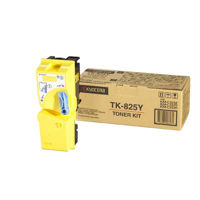 Тонер Картридж Kyocera 1T02FZAEU0 TK-825Y желтый для Kyocera KM-C2520/C3225/C3232 (7000стр.)