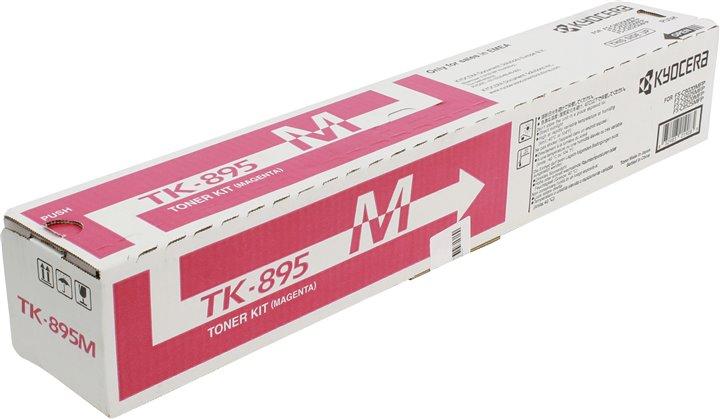 Тонер Картридж Kyocera 1T02K0BNL0 TK-895M пурпурный для Kyocera FS-C8020/C8025 (6000стр.)