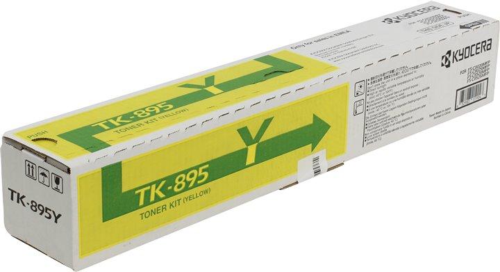 Тонер Картридж Kyocera 1T02K0ANL0 TK-895Y желтый для Kyocera FS-C8020/C8025 (6000стр.)