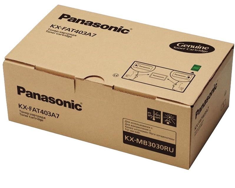 Тонер Картридж Panasonic KX-FAT430A7 черный для Panasonic KX-MB2230/2270/2510/2540 (3000стр.)
