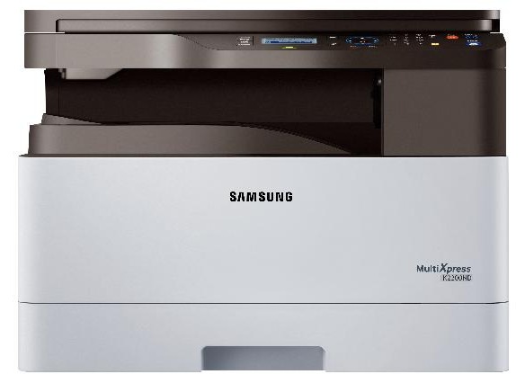 МФУ лазерный Samsung SL-K2200ND A3 Duplex серый/черный