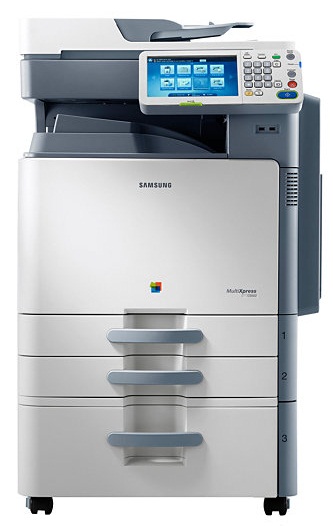 МФУ лазерный Samsung CLX-9352NA A3 Duplex Net белый