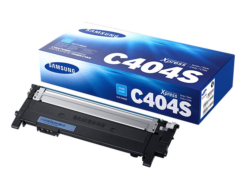 Тонер Картридж Samsung CLT-C404S/XEV голубой для Samsung SL-C430/C430W/C480/C480W/C480FW (1000стр.)