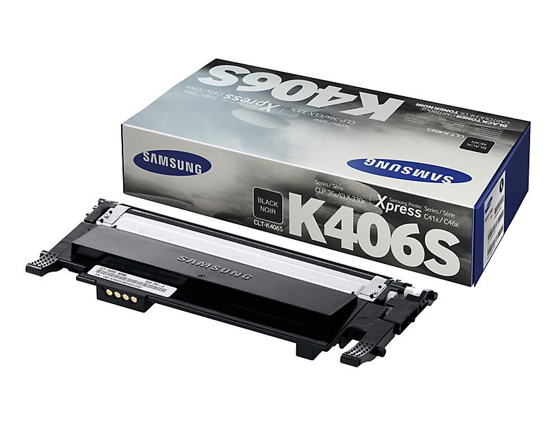 Тонер Картридж Samsung CLT-K406S черный для Samsung CLP-360/365/365W/CLX-3300/3305/3305W/3305FW/3305FN (1500стр.)