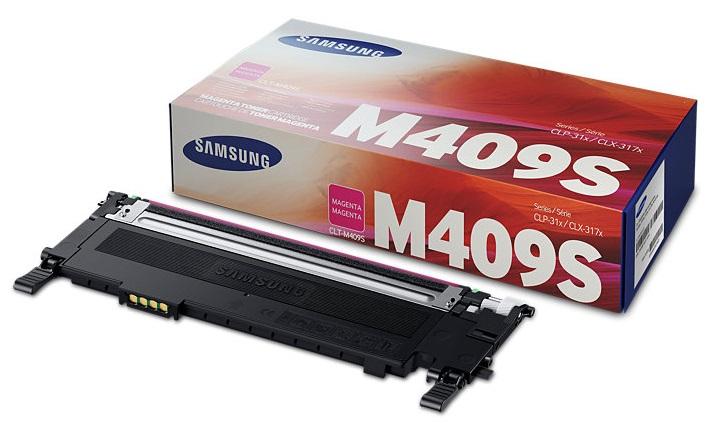 Тонер Картридж Samsung CLT-M409S пурпурный для Samsung CLP-310/315/CLX-3170FN (1000стр.)
