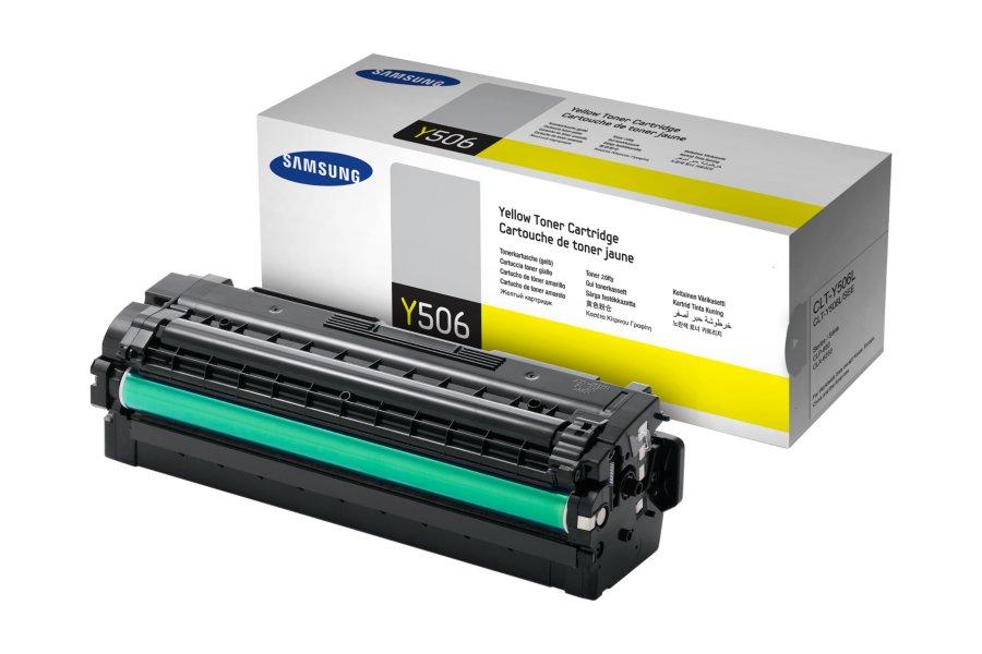Тонер Картридж Samsung CLT-Y506L/SEE желтый для Samsung CLP-680/CLX-6260 (3500стр.)