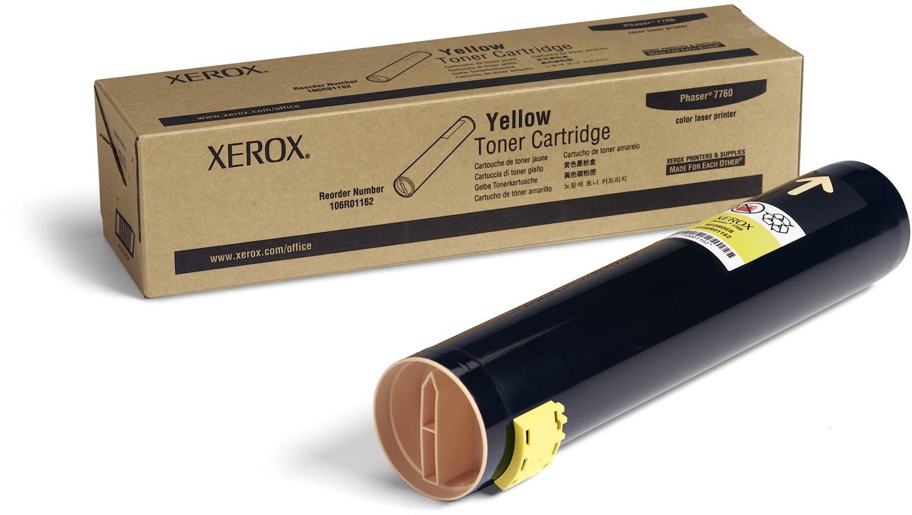 Тонер Картридж Xerox 106R01162 желтый для Xerox Phaser 7760 (25000стр.)