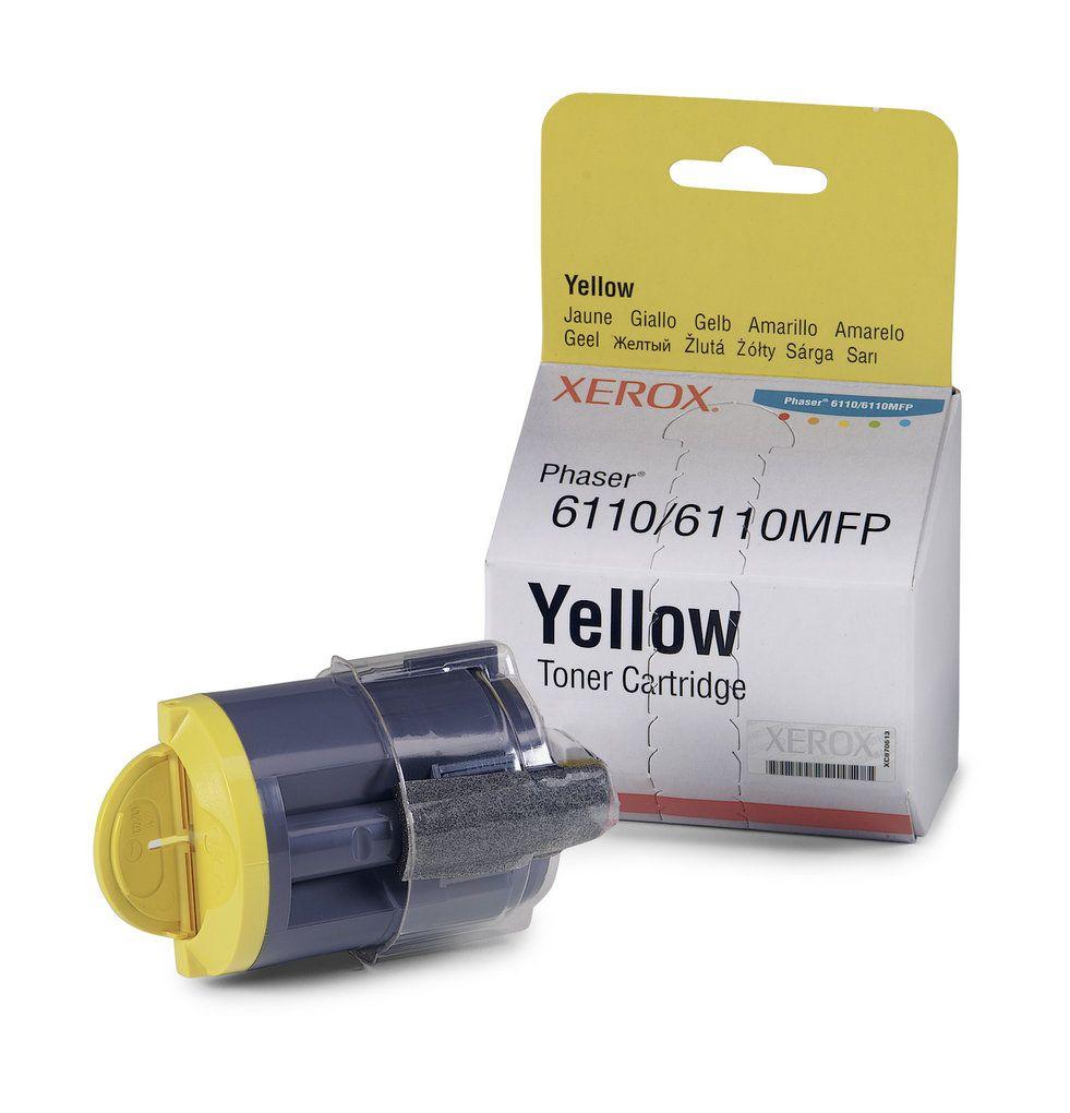 Тонер Картридж Xerox 106R01204 желтый для Xerox Phaser 6110 (1000стр.)