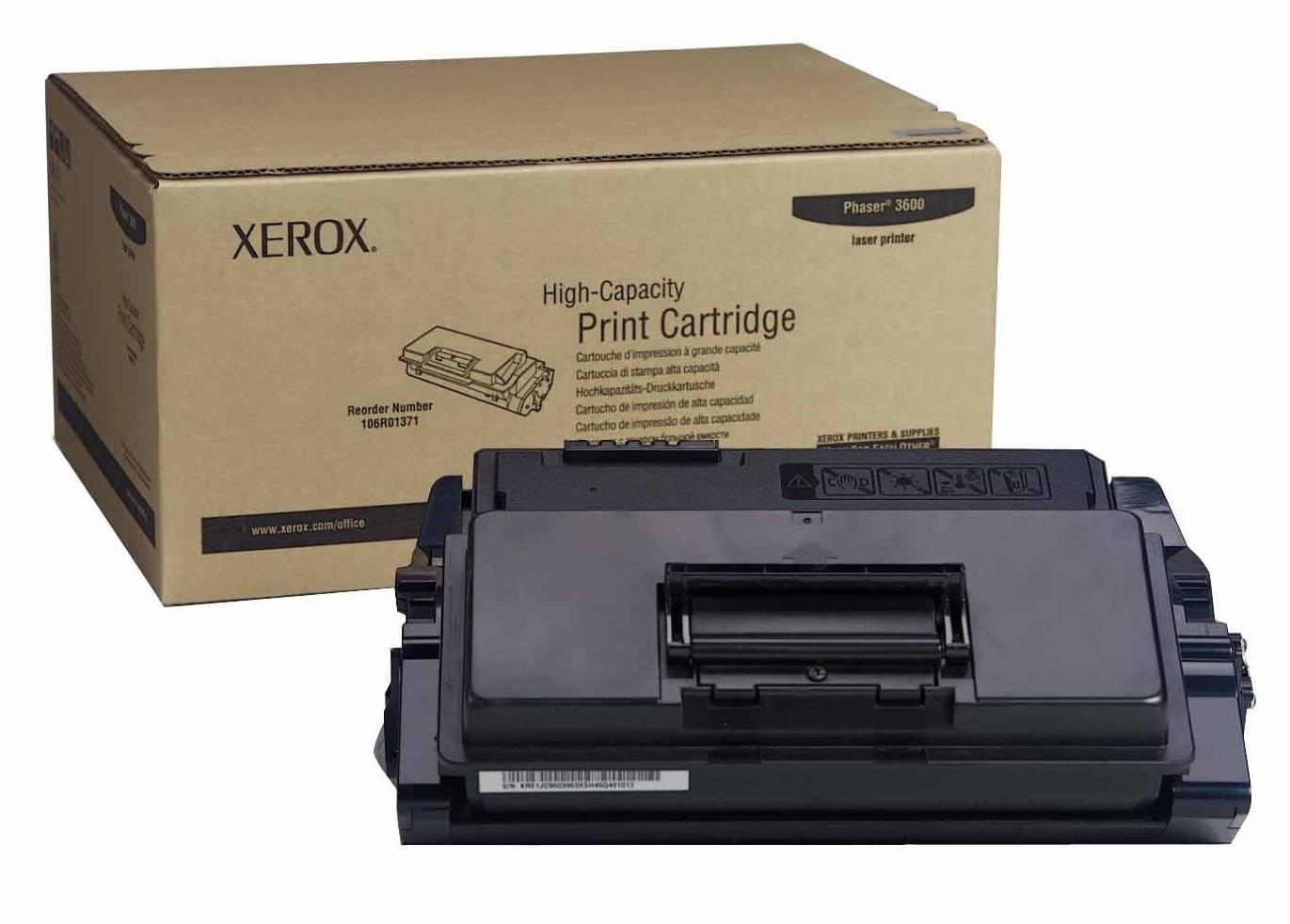 Тонер Картридж Xerox 106R01371 черный для Xerox Phaser 3600 (14000стр.)