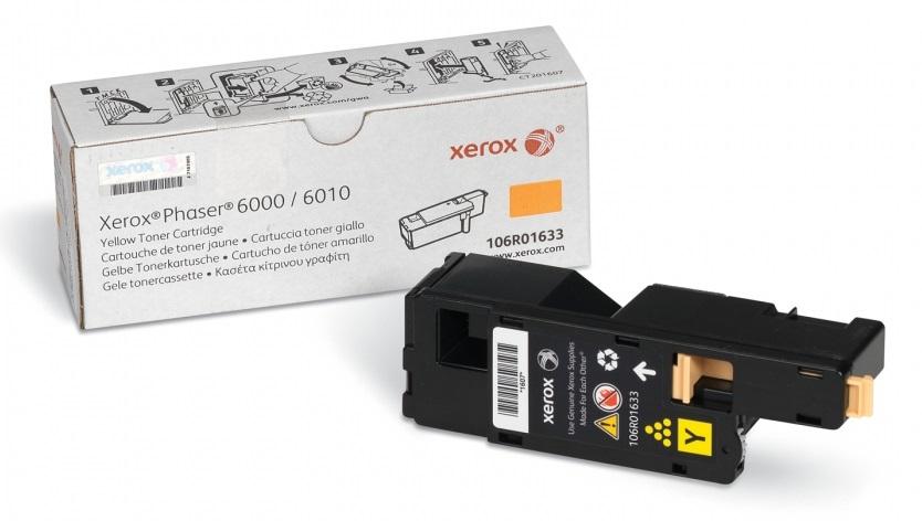 Тонер Картридж Xerox 106R01633 желтый для Xerox Phaser 6000/6010N/WC 6015 (1000стр.)