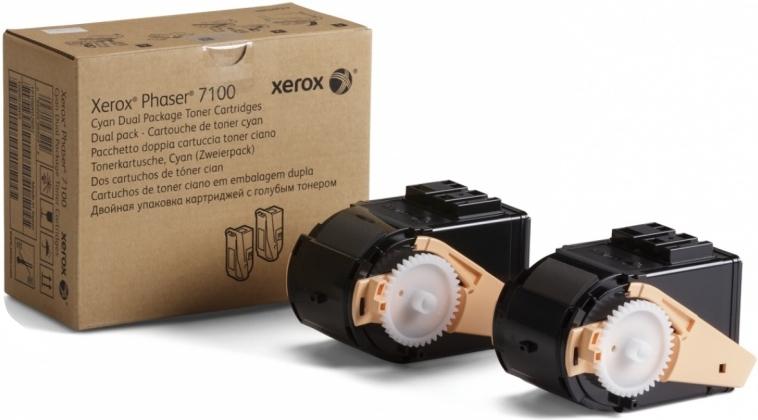 Тонер Картридж Xerox 106R02609 голубой для Xerox Ph 7100 (9000стр.)