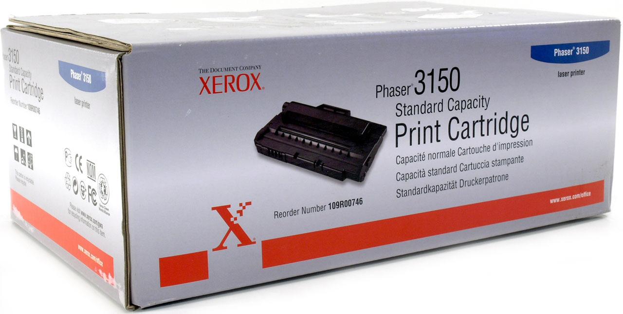 Тонер Картридж Xerox 109R00746 черный для Xerox Phaser 3150 (3500стр.)