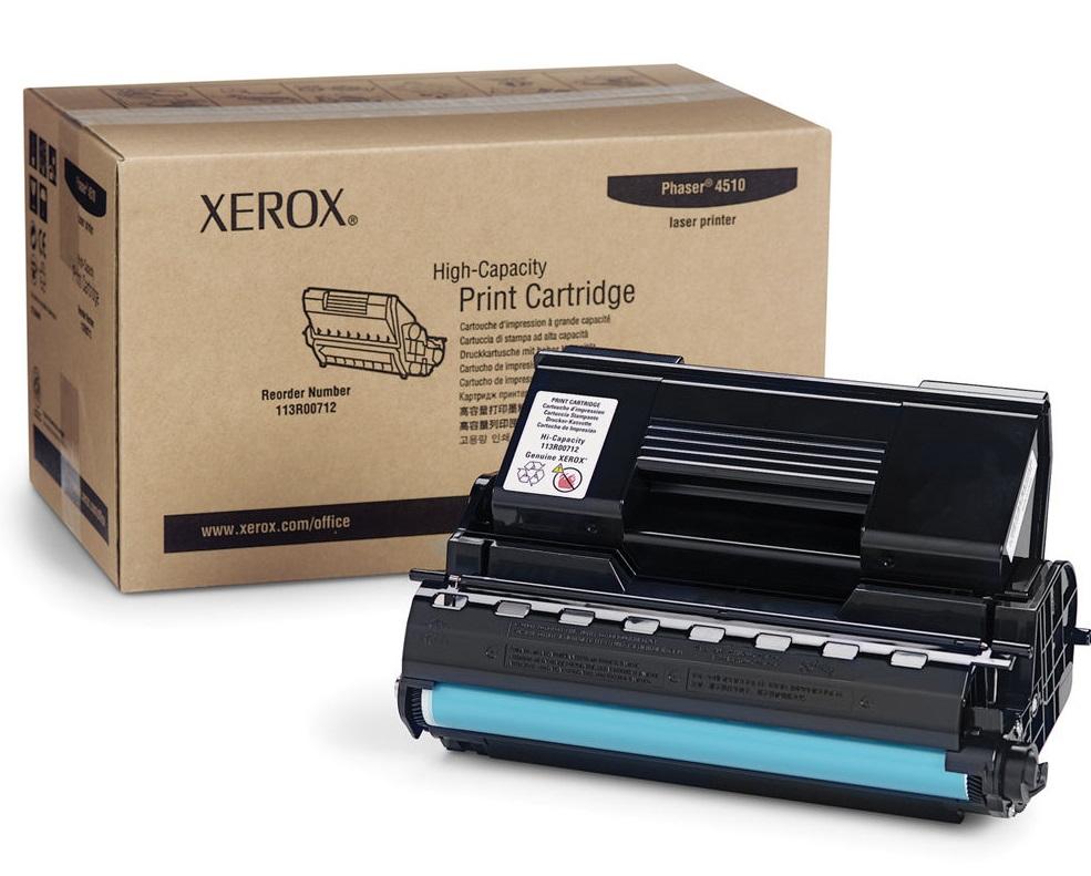 Тонер Картридж Xerox 113R00712 черный для Xerox Phaser 4510 (19000стр.)
